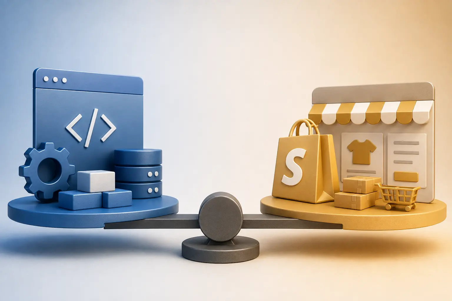 Custom storefront versus Shopify